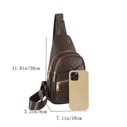 Storage Bag & Travel Bag Small Sling Bag Crossbody Chest Shoulder Water Resistant Sling Purse One Strap Travel Bag For Men Women Boys With Earphone Hole