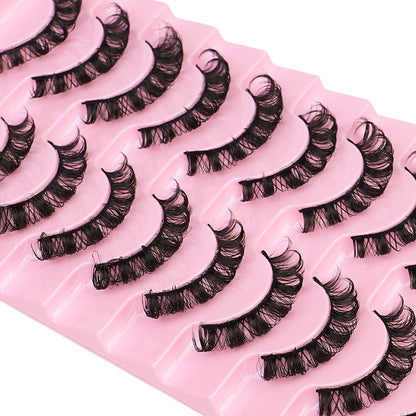 False Eyelashes, DD Curve, Thick, Eyelash, Ten Pairs