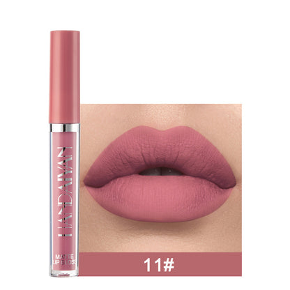 Matte Non-stick Cup Lip Gloss, Non-fading Matte Liquid Lipstick