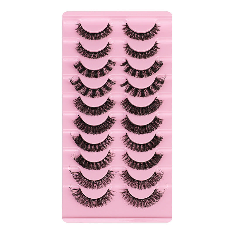 False Eyelashes, DD Curve, Thick, Eyelash, Ten Pairs