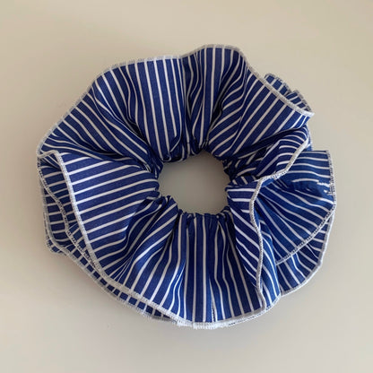 Cloth Striped Blue Striped Hair Band