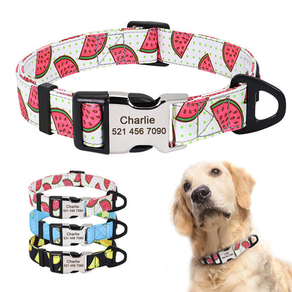 New Dog Cute Pet Neck Lettering Collar