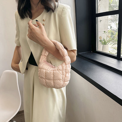 Nylon Cloth Fashion This Year Popular Pleated Small Bag For Women