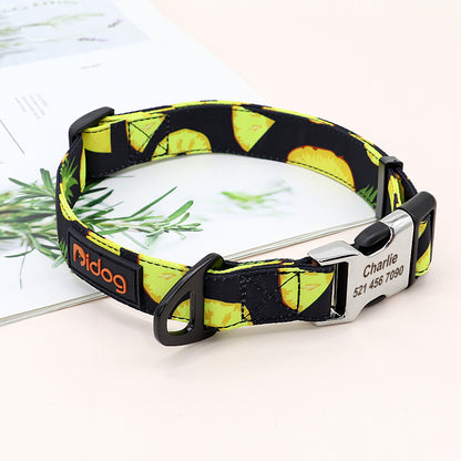 New Dog Cute Pet Neck Lettering Collar